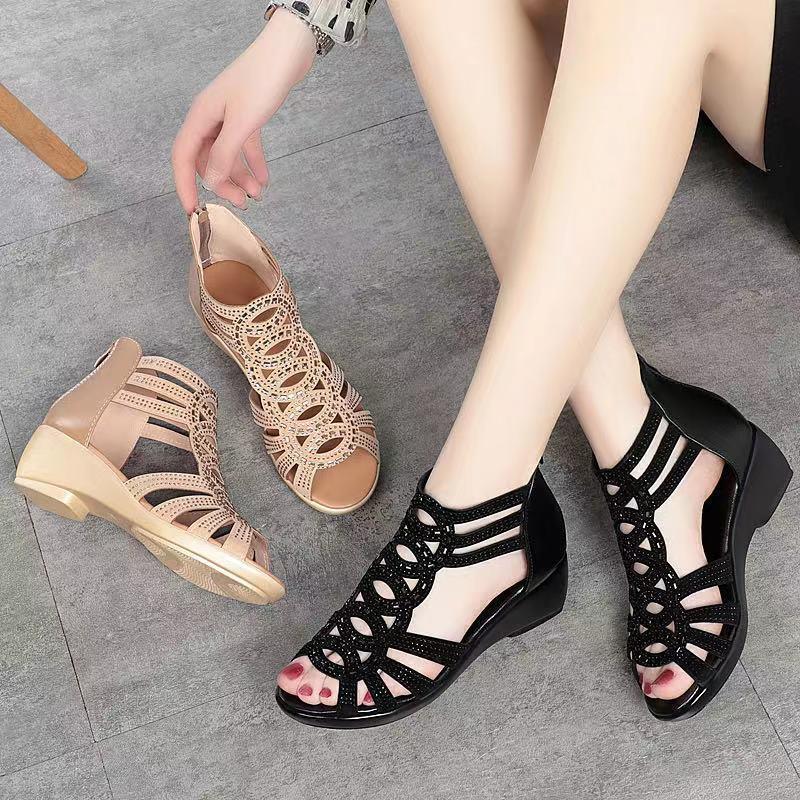 Ladies Soft Sandals Roman Shoes - Image 3