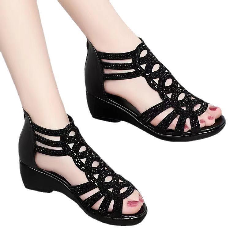 Ladies Soft Sandals Roman Shoes - Image 5