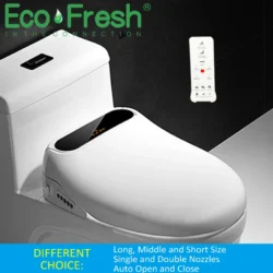 Ecofresh smart toilet seat cover electronic bidet cover clean dry seat heating wc intelligent toilet seat cover child seat