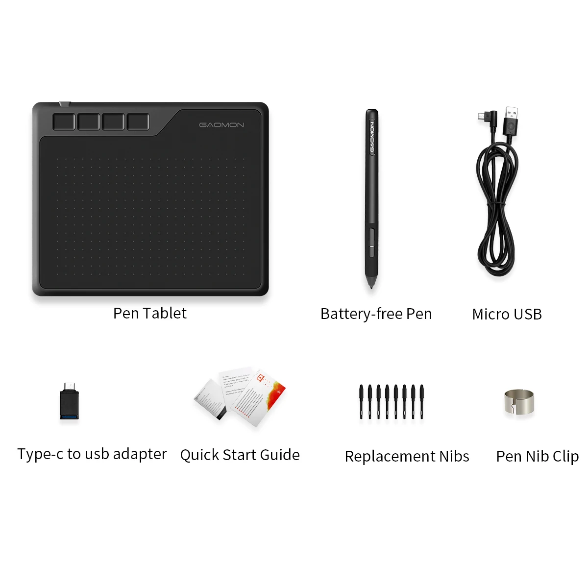 GAOMON S620 6.5×4-Inch Drawing Tablet – 8192-Level Pen - Image 6
