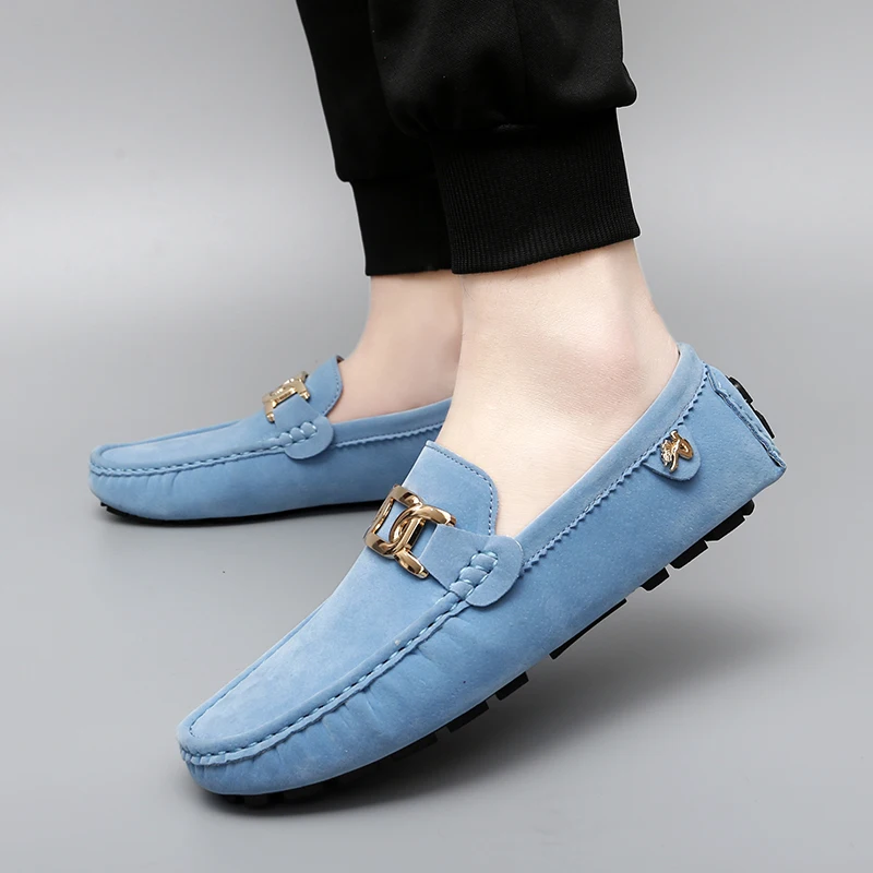 2025 New Style Handmade Loafers for Men, Soft Sole Slip-On Casual Shoes, Breathable Trendy Versatile Large Size - Image 6