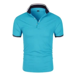 2025 new Polo T shirt for Men White Casual Short Sleeve Golf Polo Shirts Homme New Summer Clothes High Quality Ropa Hombre