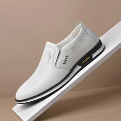Leather Shoes for Men Designer Loafers High Quality Adult Moccasins Men Driving Shoes Male Footwear Men's Banquet Formal Shoes
