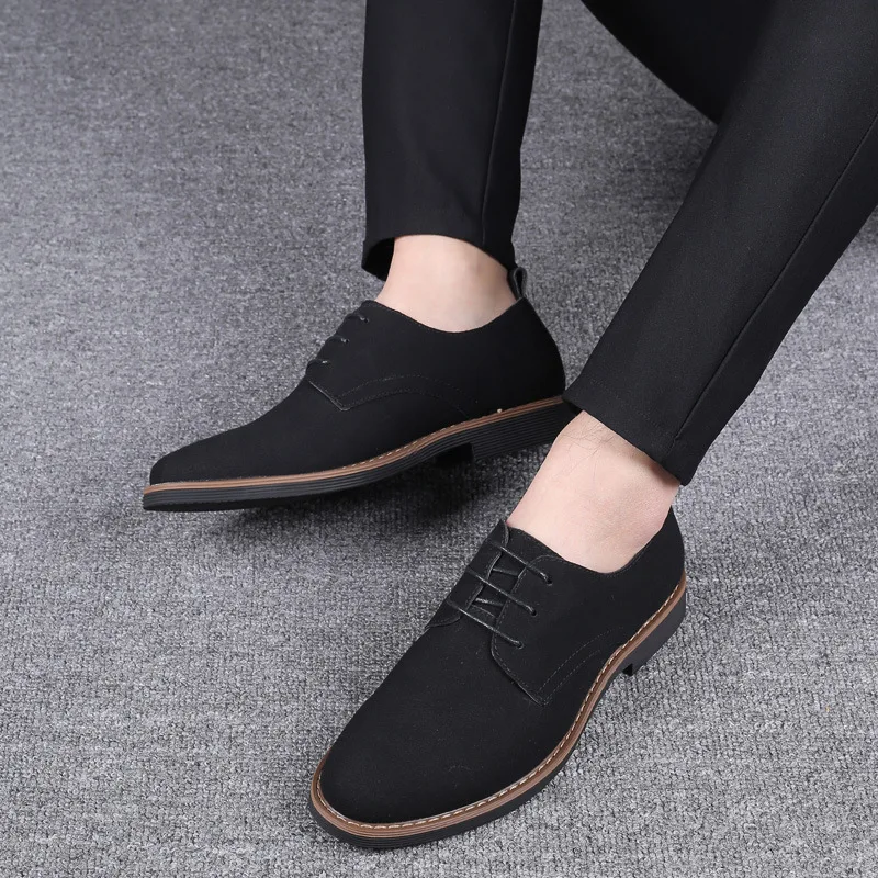 High Quality Men's Shoes Oxford Casual Men Leather Shoes Classic Sneakers for Male Large Size 38-48 Comfortable Man's Sneakers - Image 4