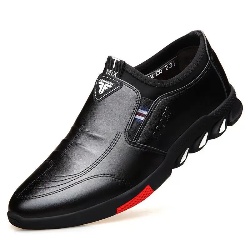 2024 New Leather Shoes Men's Leather Spring Autumn Men's Business Casual Soft-Soled Non-Slip Breathable All-Match Footwear 39-44 - Image 7