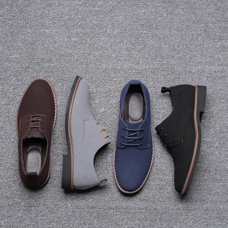 High Quality Men's Shoes Oxford Casual Men Leather Shoes Classic Sneakers for Male Large Size 38-48 Comfortable Man's Sneakers - Image 3