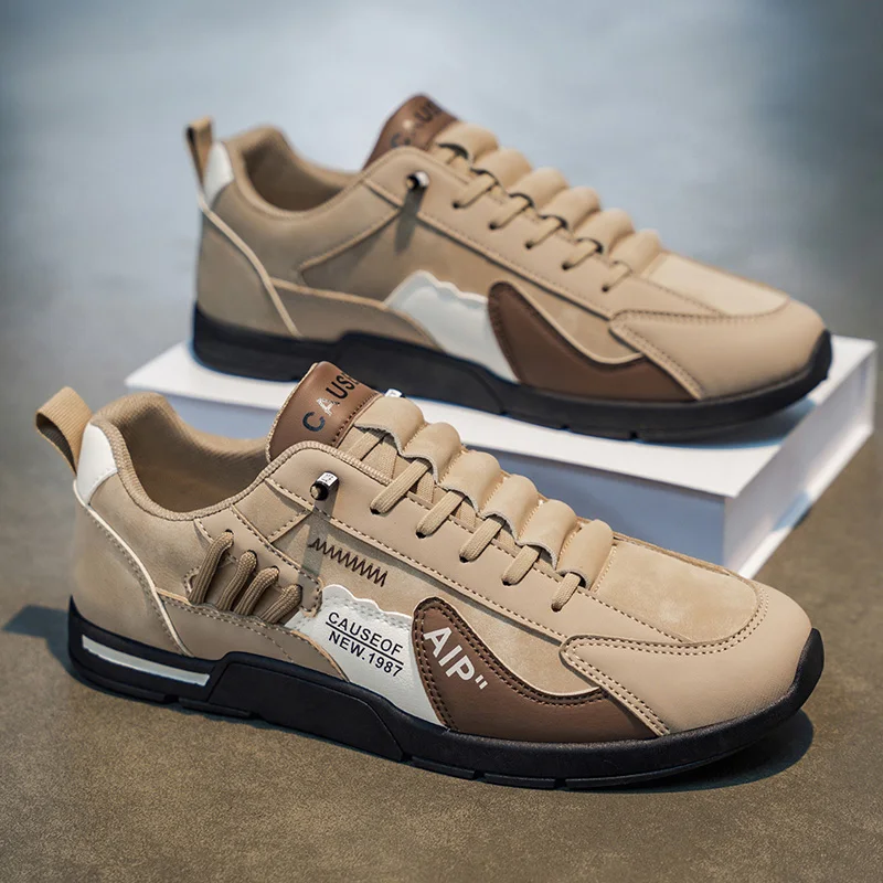High Quality Shoes for Men Spring Autumn Canvas Breathable Youth Leisure Loafers Walking Men Shoes Lightweight Sneakers