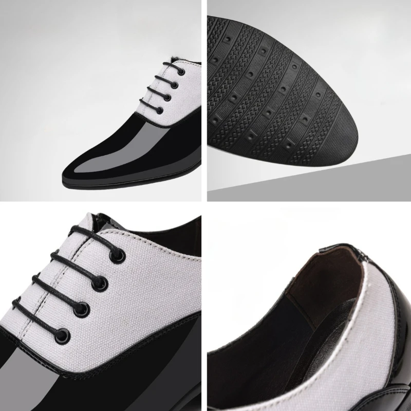 Men Shoes Luxury Leather Business Casual Shoes Lace Up Plus Size Wear Resistant Office Shoe High Quality Summer Men Dress Shoe - Image 4