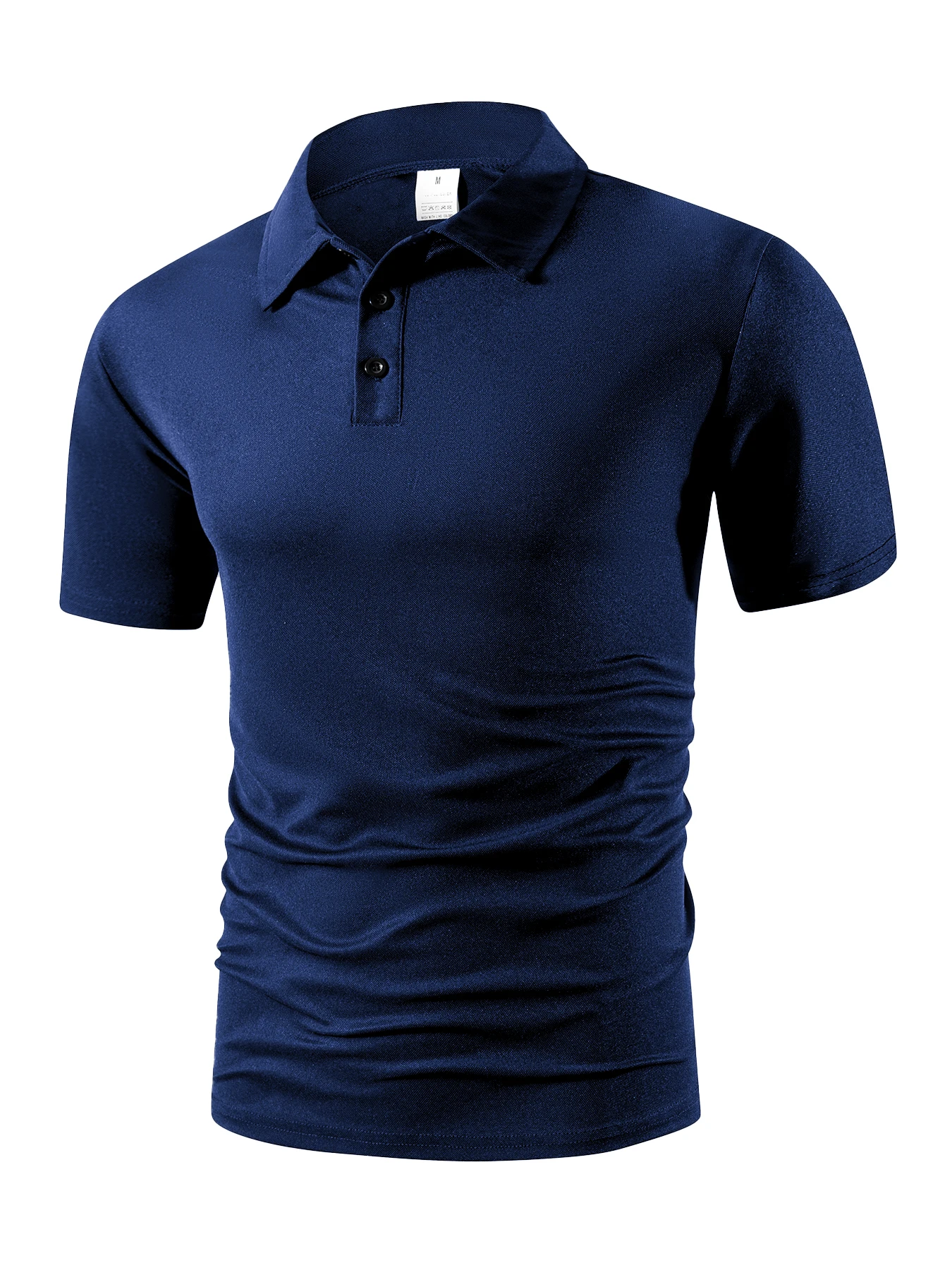 Men's Summer Polo Shirt Casual Breathable Comfortable T Shirts Solid Color High Quality Short Sleeve T-Shirt Outdoor Sport Tops - Image 3