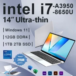 14.1-Inch Gaming Laptop – i7 8650U, 12GB RAM, 2TB SSD