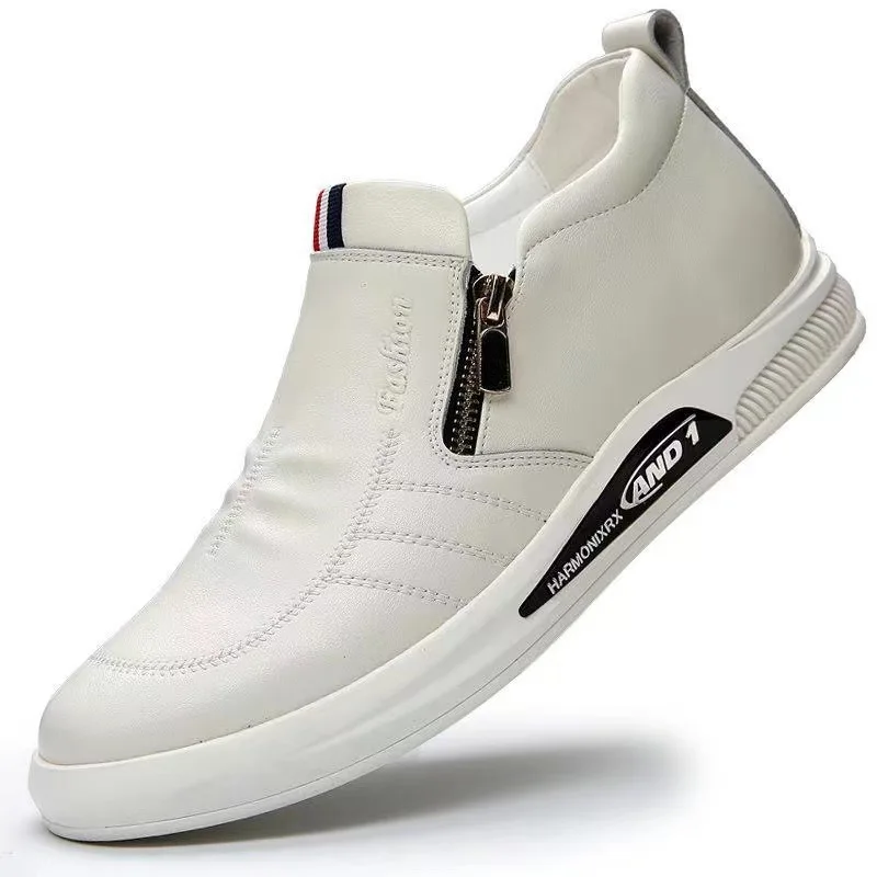 2024 New Casual Leather Shoes Men Fashion Loafers Autumn Slipon Flat Brand Business Shoes Man Sneakes Comfort Moccasins Zapatos - Image 7