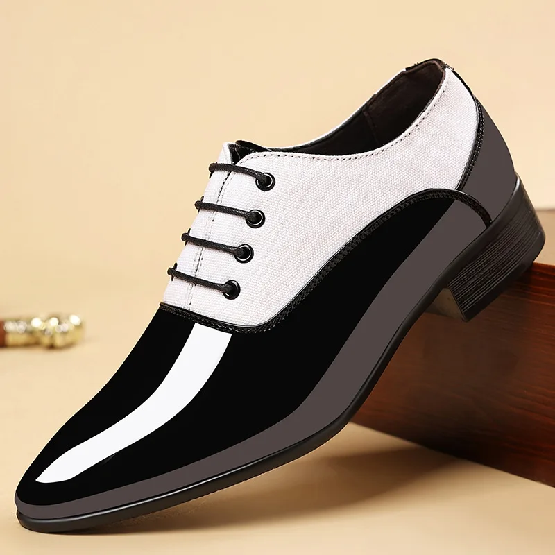Men Shoes Luxury Leather Business Casual Shoes Lace Up Plus Size Wear Resistant Office Shoe High Quality Summer Men Dress Shoe - Image 3