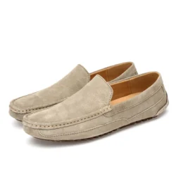 Suede Leather Man Loafers Luxury 2021 Casual Shoes For Men Boat Shoes Handmade Men Slipon Driving Shoes Male Moccasins Zapatos99