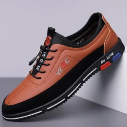 Men's Fashionable Sporty Loafers Outdoor Casual Shoes Comfortable Soft Sole Slip-On Boots for Business And Leisure-WC8789