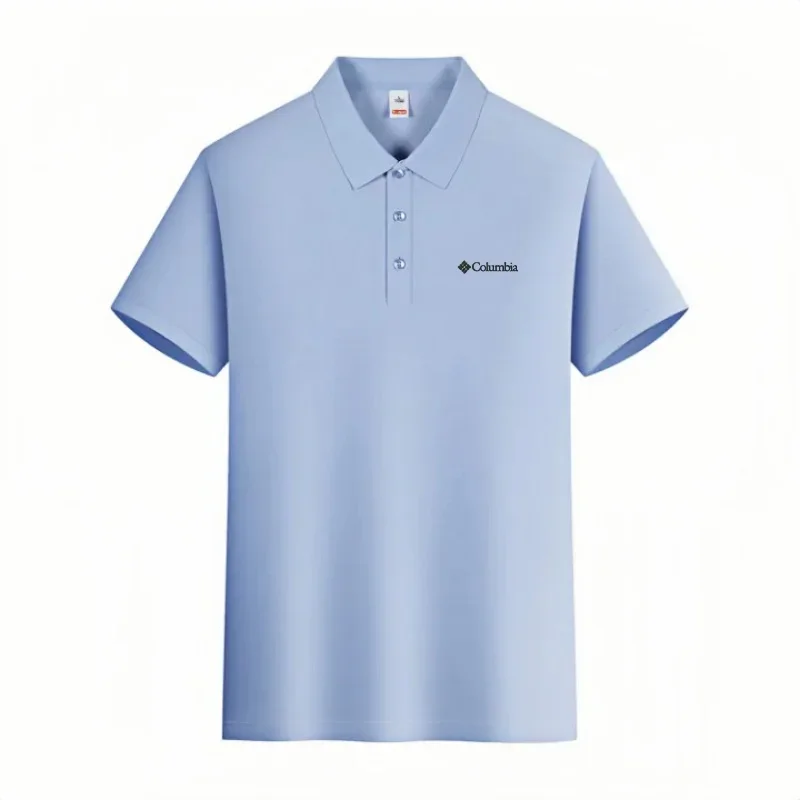 Men's short sleeved polo shirt high-end brand embroidered top 2026 summer new solid color comfortable and casual lapel T-shirt - Image 6