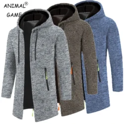 Sweatwear Men's Hoodies Long Sleeve Sweatshirts for Men Zipper Hooded Mens Oversize Winter