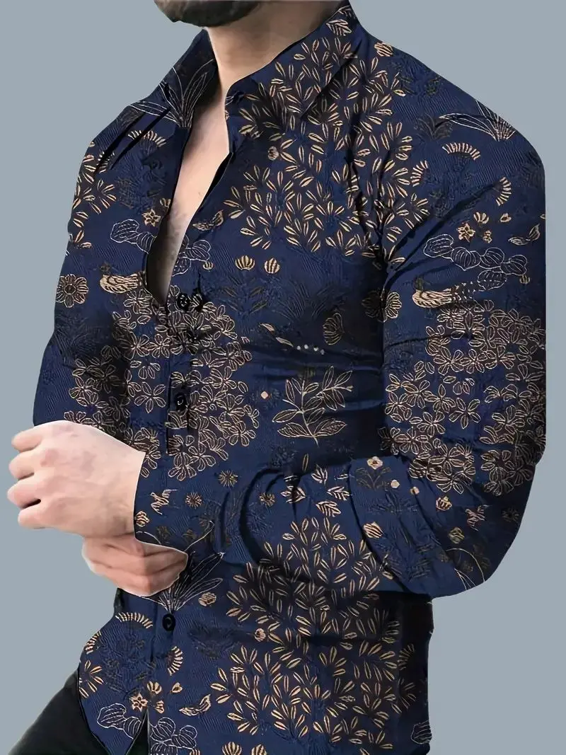 Recommended Selection of Men's Shirts, Long Sleeved Button Up Shirts, Business Shirts, Daily Wear, Trendy Tops - Image 8