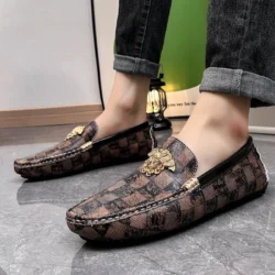 Size 48 Mens Shoes Fashion Leather Casual Shoes for Men Luxury Designer Shoes Men Loafers New Soft Flats Shoe Zapatillas Hombre