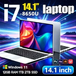 14.1-Inch Gaming Laptop – i7 8650U, 12GB RAM, 2TB SSD