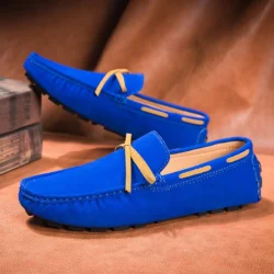 ELUVA Mens Loafers Casual Shoes Comfortable Slip on Driving Loafers for Men Breathable Lightweight Anti Slip Walking Shoes