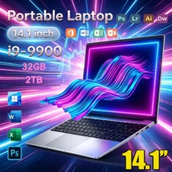 14.1-Inch Laptop – Intel Core i9-9900, 16GB RAM, 1/2TB SSD