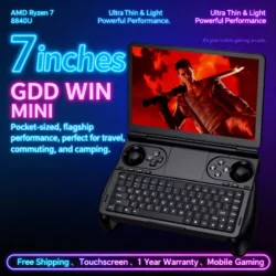 GPD WIN Mini 7-Inch Gaming Laptop – AMD AI 9 HX 370, 32GB RAM