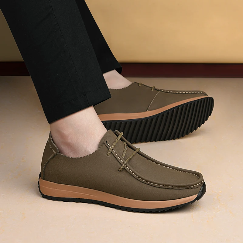 Casual Shoes Outdoor Male Fashion Inner Height Shoes 6cm Height Increasing Sports Shoe Classic Non-slip Tenis Masculino Trainers - Image 6