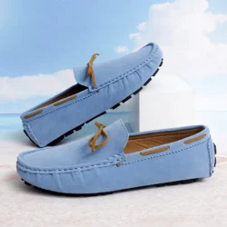 ELUVA Slip On Loafers for Men Lightweight Non Slip Comfortable Walking Shoes Breathable Driving Casual Mens Loafers 2025
