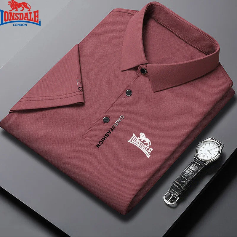 2025 Men's New Summer Embroidery Business Casual Short Sleeved POLO Shirt Fashion Ice Silk Is Cool Breathable Top Polo Shirt - Image 9