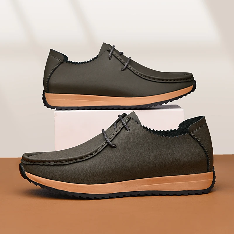 Casual Shoes Outdoor Male Fashion Inner Height Shoes 6cm Height Increasing Sports Shoe Classic Non-slip Tenis Masculino Trainers - Image 3