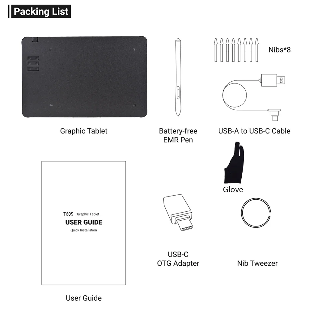 TABLIKE Drawing Tablet – 8192-Level Battery-Free Stylus - Image 9