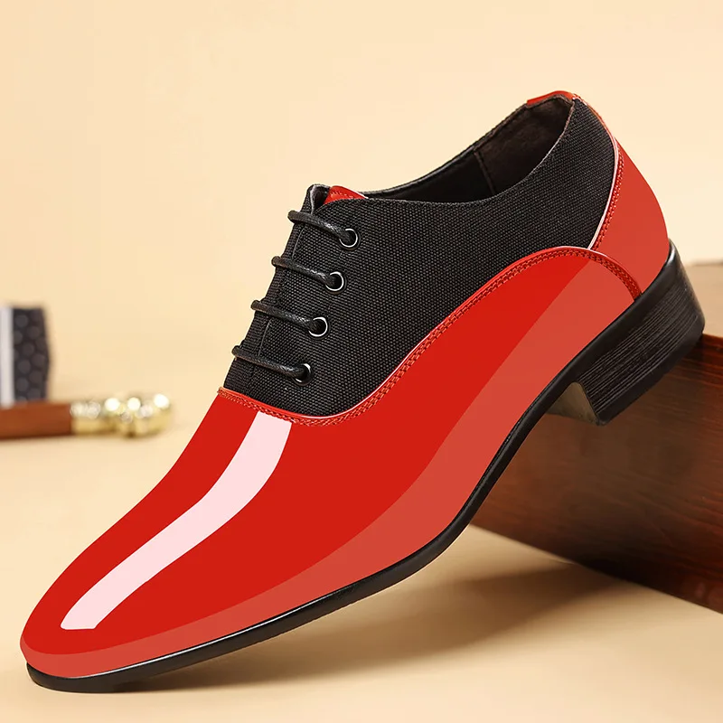 Men Shoes Luxury Leather Business Casual Shoes Lace Up Plus Size Wear Resistant Office Shoe High Quality Summer Men Dress Shoe - Image 2