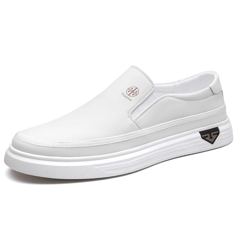 High-quality Leather Mens Loafers Comfortable Slip-on Flats Driving Casual Shoes Soft Sole Walking Shoes Moccasins Driving Shoes - Image 9