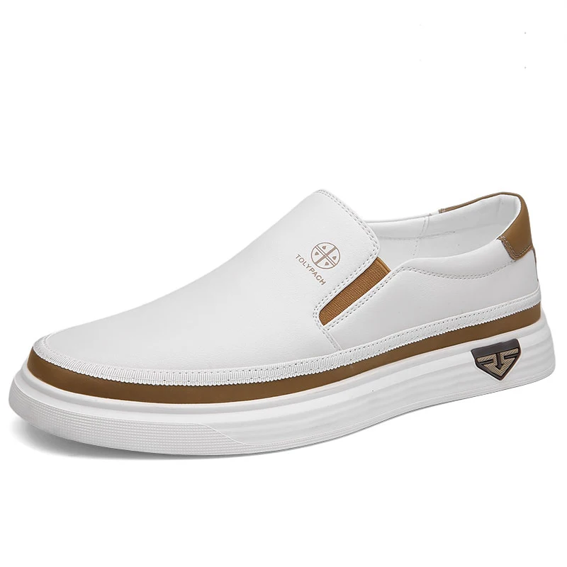 High-quality Leather Mens Loafers Comfortable Slip-on Flats Driving Casual Shoes Soft Sole Walking Shoes Moccasins Driving Shoes - Image 8