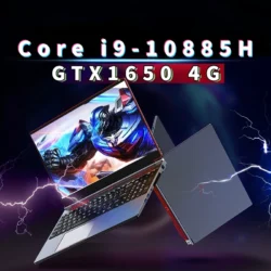 New16.1 Inch 10th Gaming Laptop Intel Core I9-10880H I I7-8750H Nvidia GTX 1650 4G Windows 10/11 Gaming Laptop Metal Ultrabook