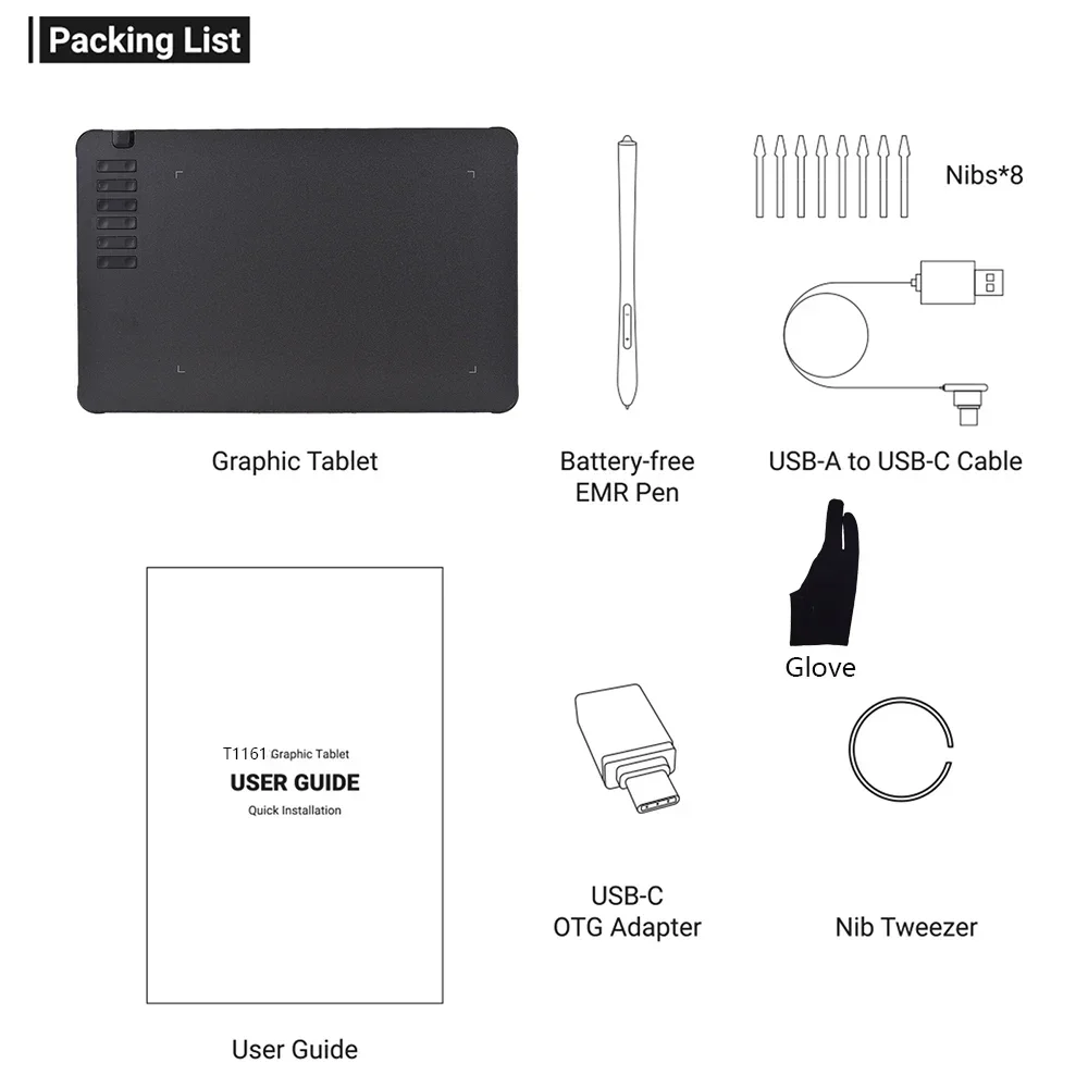 TABLIKE Drawing Tablet – 8192-Level Battery-Free Stylus - Image 8