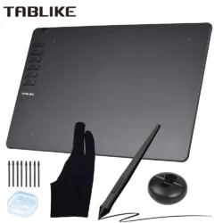 TABLIKE Drawing Tablet – 8192-Level Battery-Free Stylus