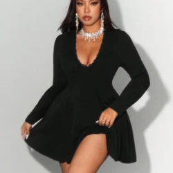 plus Size Lace Sexy Dress Elegant Gown for Women Big Size Party Outerwear Fashionable Casual Dress