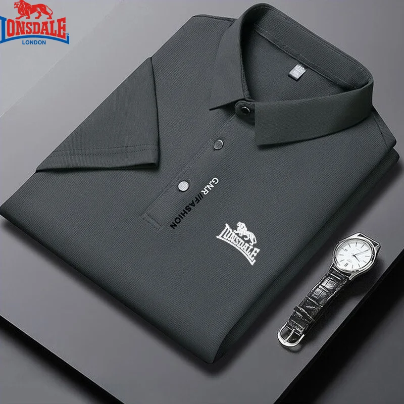 2025 Men's New Summer Embroidery Business Casual Short Sleeved POLO Shirt Fashion Ice Silk Is Cool Breathable Top Polo Shirt - Image 12