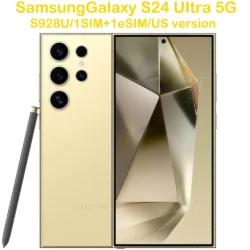 Refurbished Samsung Galaxy S24 Ultra 5G S982U Smart Android Phone 6.8-inch Four Camera 200MP Samsung Phone S24U 5000mAh 45W AI