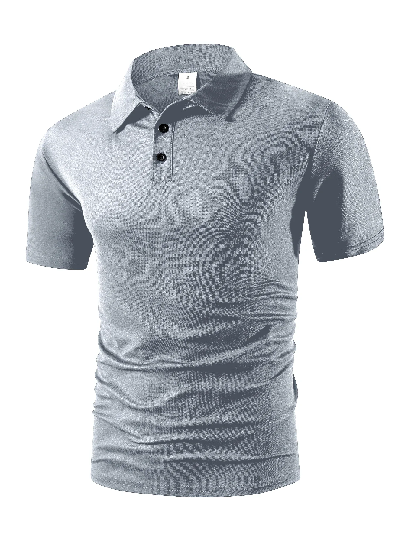 Men's Summer Polo Shirt Casual Breathable Comfortable T Shirts Solid Color High Quality Short Sleeve T-Shirt Outdoor Sport Tops - Image 2