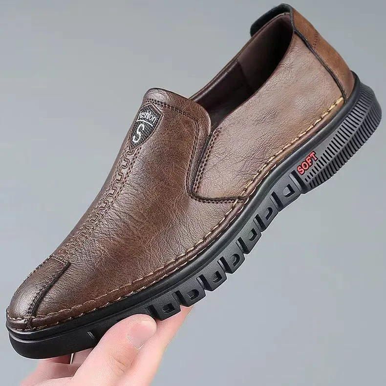 2026 PU Leather Men's Loafers Luxury Men Casual Shoes New Fashion Driving Shoes Breathable Slip on Men Moccasins Plus Size 39~44 - Image 8