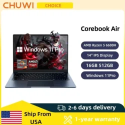 CHUWI CoreBook Air 14-Inch Laptop – AMD Ryzen 5 6600H