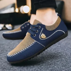 Men's Loafers with a Comfortable and Breathable Upper, Lightweight and Durable Sole, Suitable for Business Activities, Daily Casual Wear, Etc