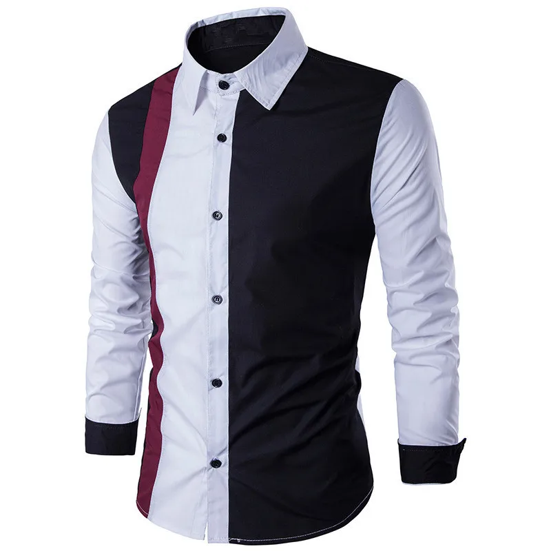 2025 new men's simple fashion long sleeve button down shirt casual lapel 3d design spring/autumn streetwear outdoor tops - Image 4