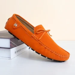 ELUVA Comfortable Loafers for Men Slip on Breathable Anti Slip Casual Shoes Lightweight Driving Moccasins Fashion Mens Loafers