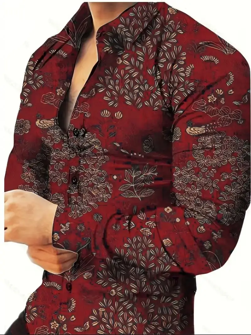 Recommended Selection of Men's Shirts, Long Sleeved Button Up Shirts, Business Shirts, Daily Wear, Trendy Tops - Image 7