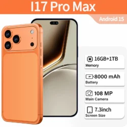 2026 New Sale i17 Pro max original global version HQ intelligent 4G 5G Snapdragon 8 Gen4 8000mAh battery dual card dual standby