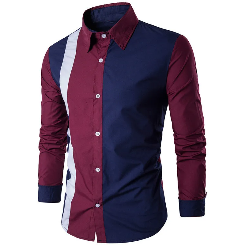 2025 new men's simple fashion long sleeve button down shirt casual lapel 3d design spring/autumn streetwear outdoor tops - Image 3