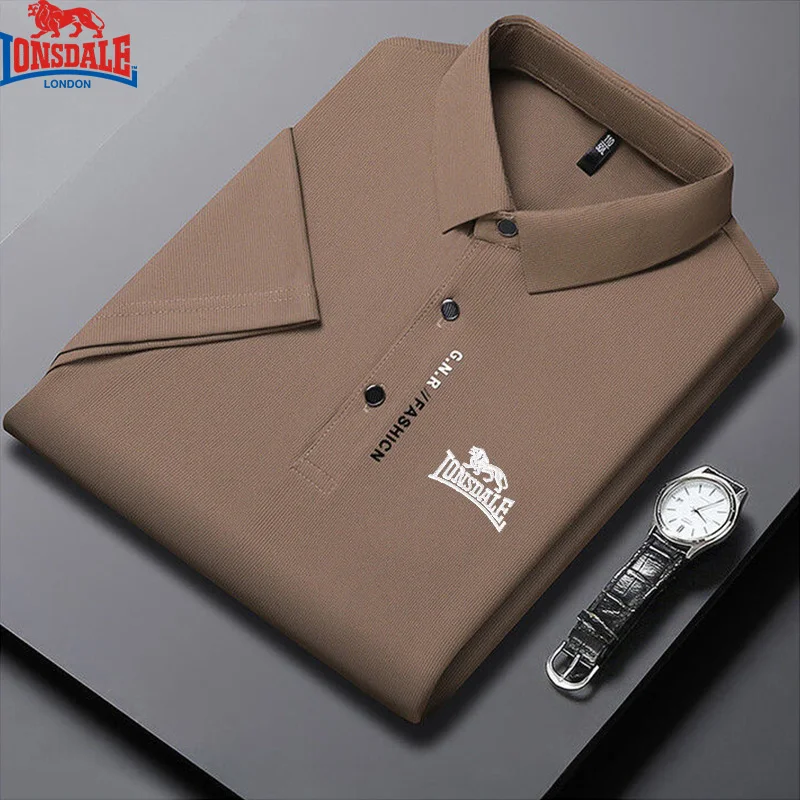 2025 Men's New Summer Embroidery Business Casual Short Sleeved POLO Shirt Fashion Ice Silk Is Cool Breathable Top Polo Shirt - Image 10